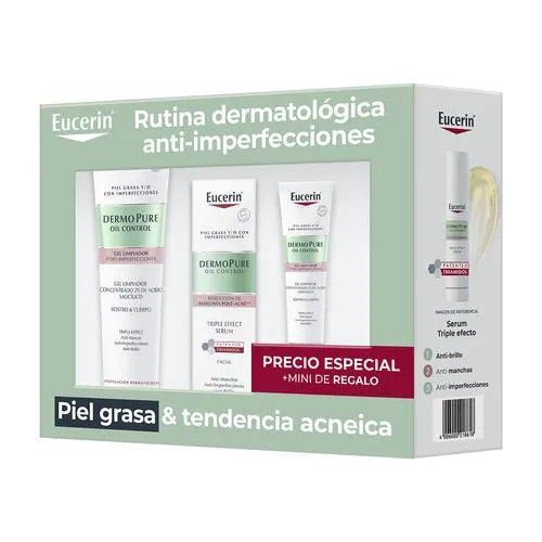 KIT EUCERIN OIL+SER 150+GEL 75ML N