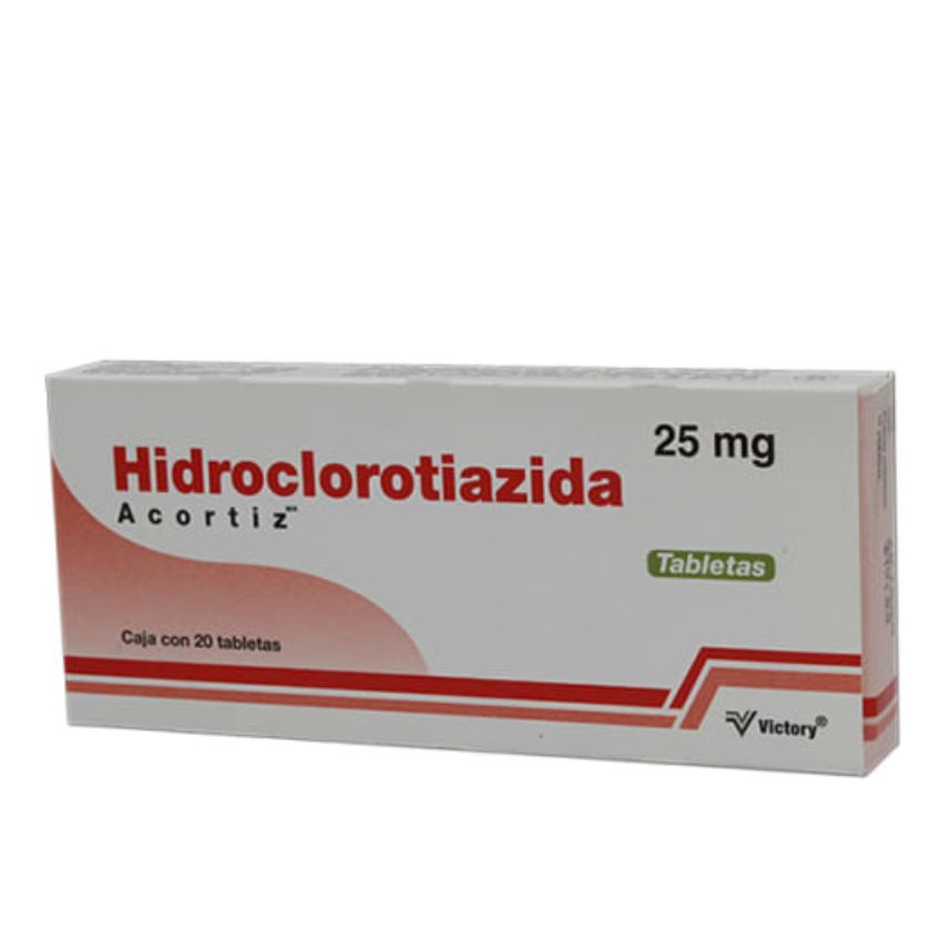 HIDROCLOROTIAZIDA *ACORTIZ* 20 TAB 25 MG