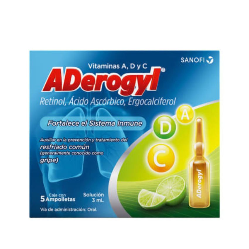 ADEROGYL 15 ORAL 5X3 ML AMP