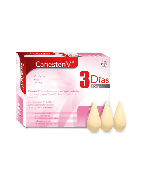 CANESTEN-V 3 DIAS 200MG 3 OV