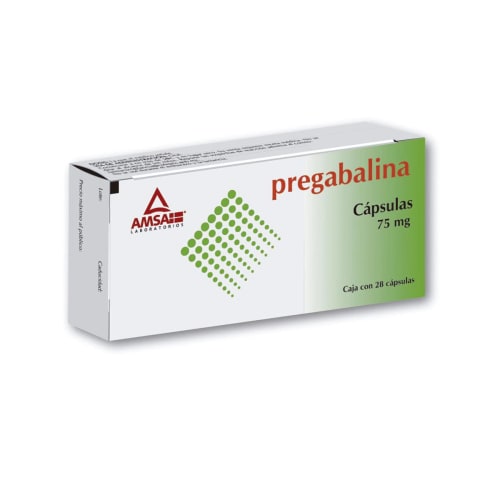 PREGABALINA 75MG CAP C28