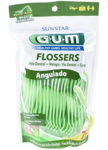 PALILLOS GUM C/H DENT ANGULADO75PZ