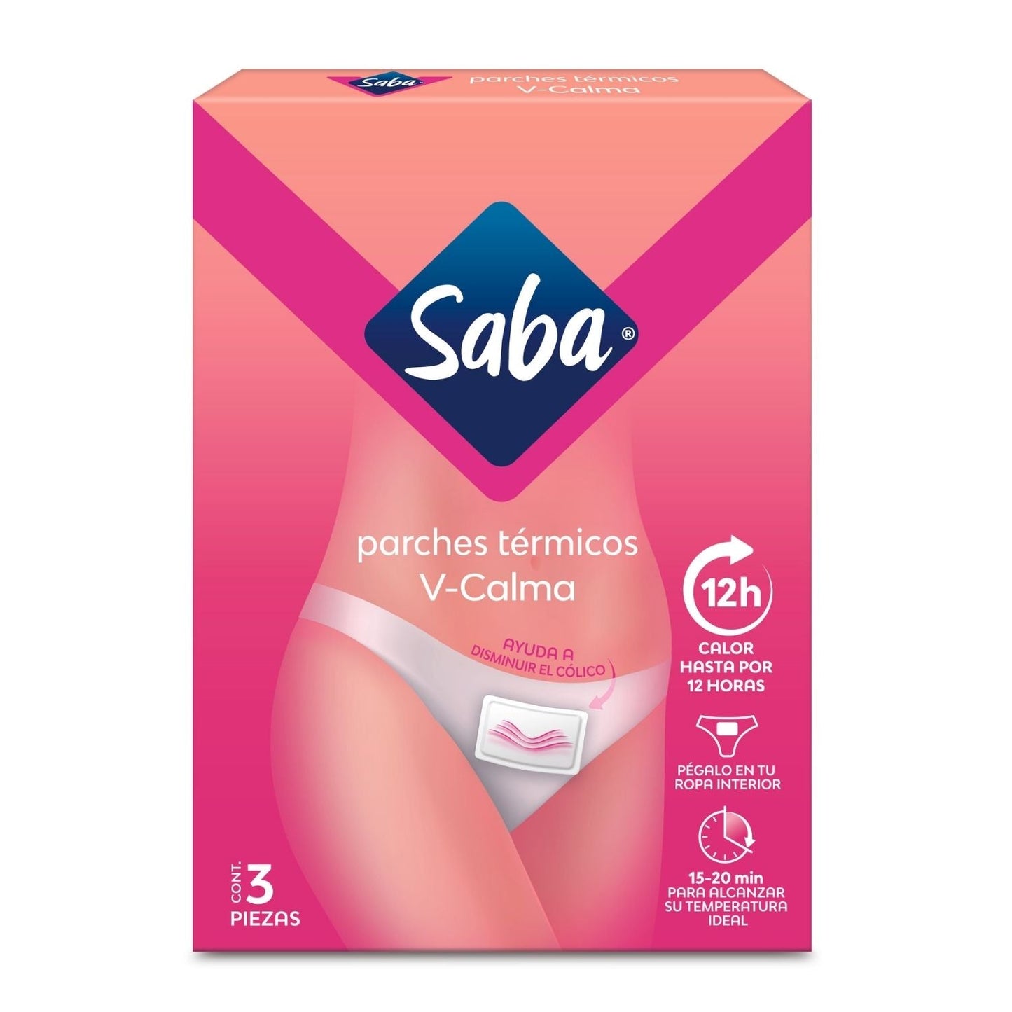 PARCHES SABA TERMICOS 3 PZ
