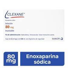 CLEXANE 80MG SOL INY 2X0.8ML JGAS