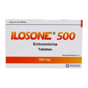 ILOSONE 500 MG 20 TAB