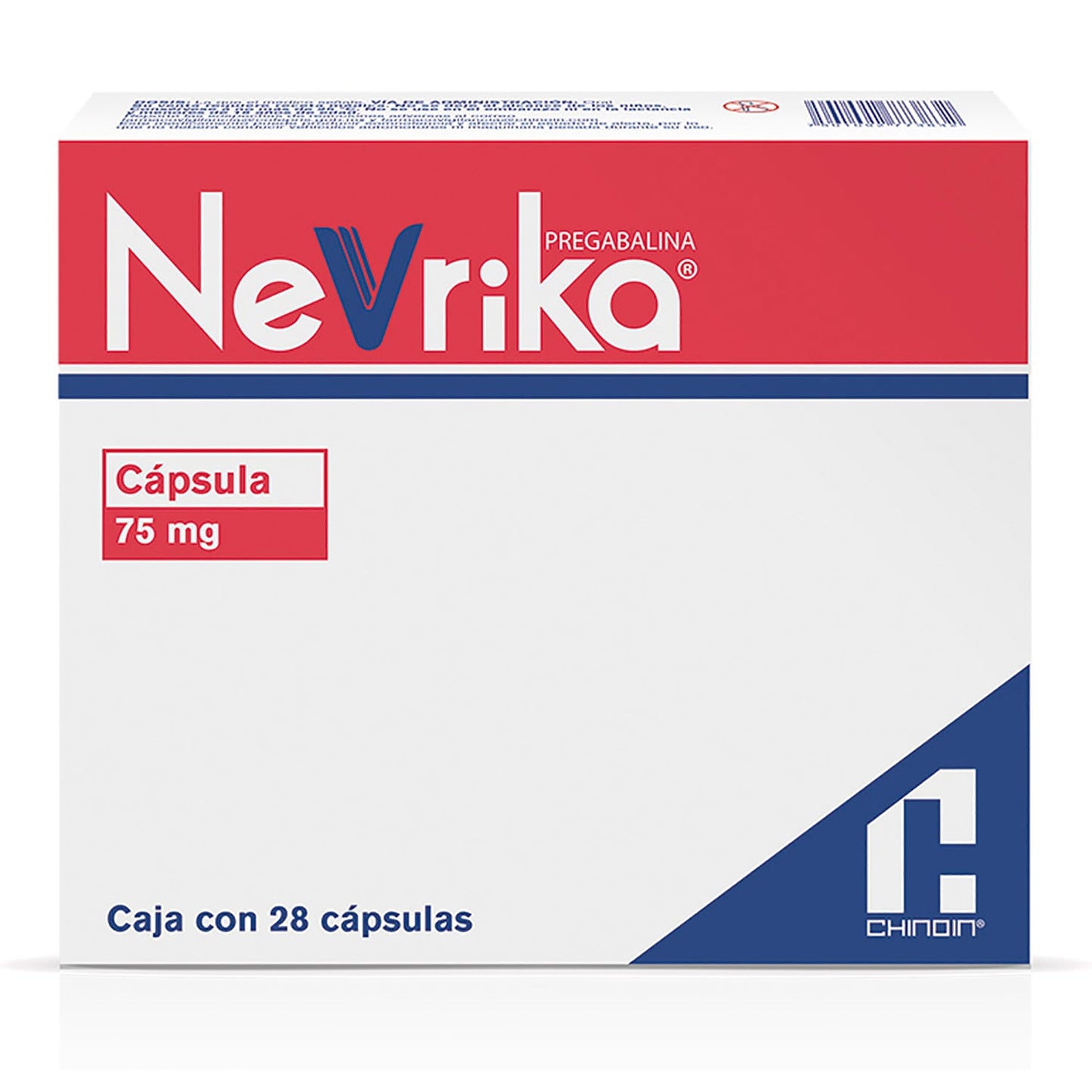 NEVRIKA 75 MG 28 CAPS