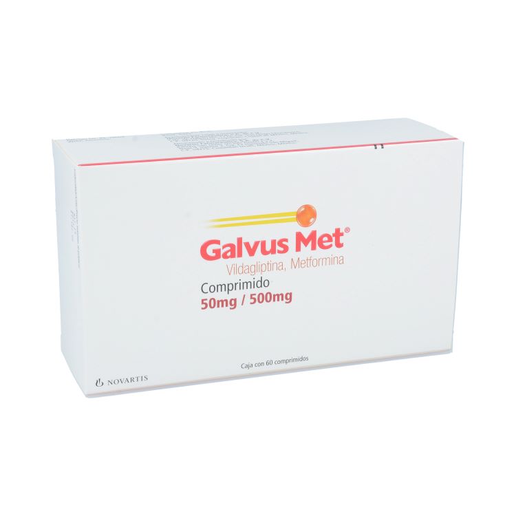 GALVUS-MET 50/500MG 60 CPR REC