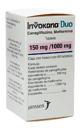 INVOKANA DUO 150/1000 MG 60 TAB