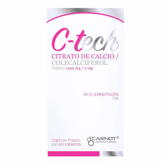 C-TECH 1495/2MG FCO 60 TAB