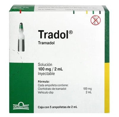 TRADOL 100 MG AMP 5X2 ML