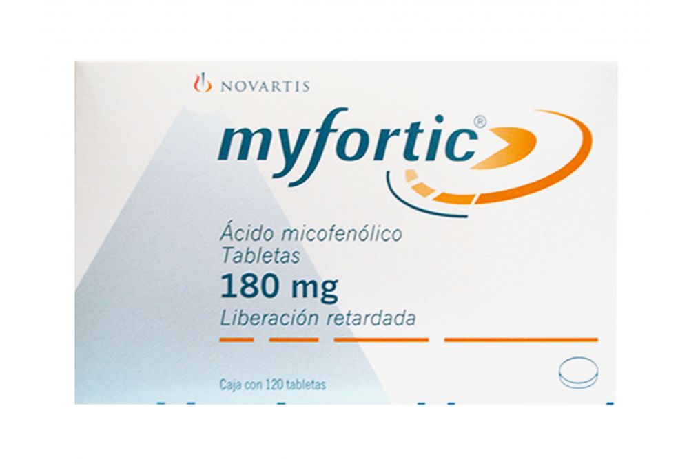 MYFORTIC 180 MG 120 GRAG