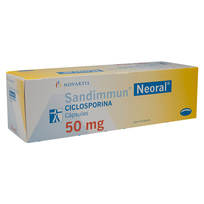 SANDIMMUN NEORAL 50 MG 50 CAPS