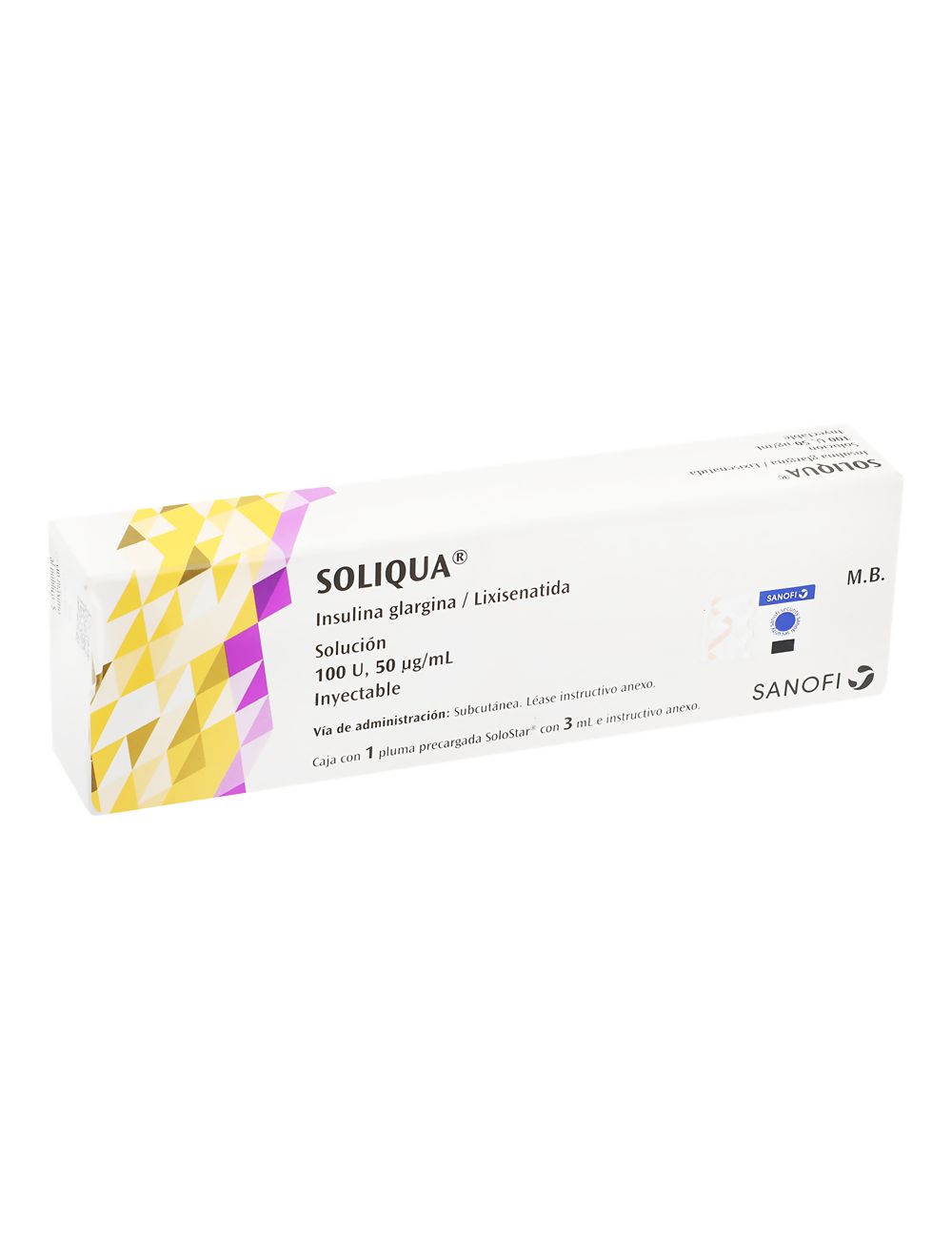 SOLIQUA 100U 50MCG S INY 3ML PLUM
