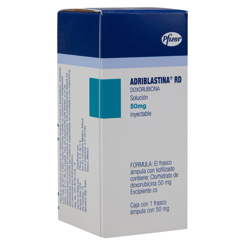 ADRIBLASTINA RD 50MG INY C1