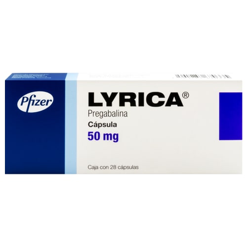 LYRICA 50 MG 28 CAPS