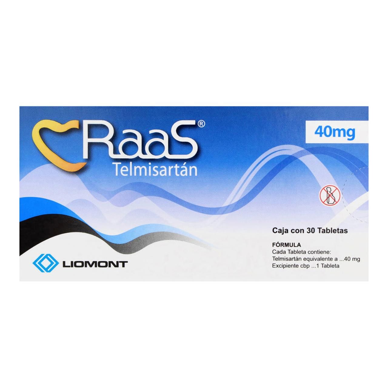 RAAS 40 MG 30 TAB