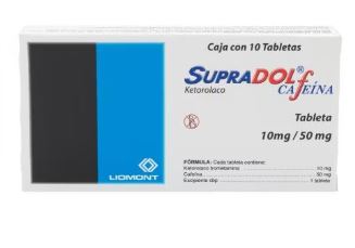 SUPRADOL CAFEINA TAB C10