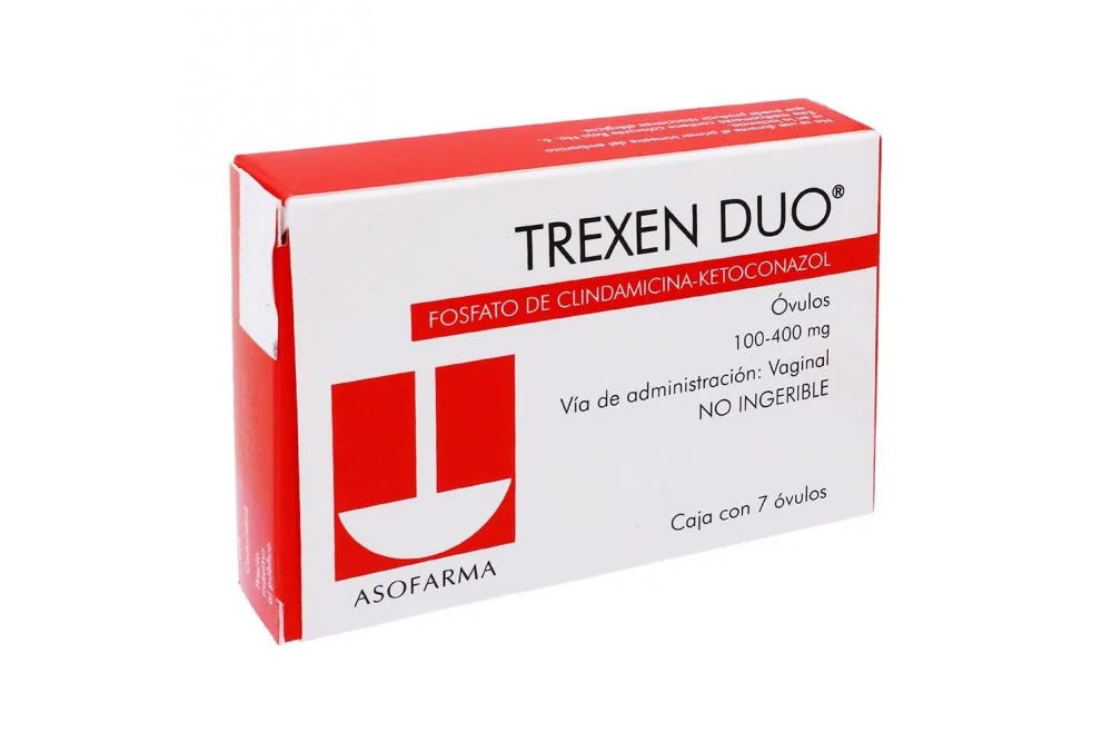TREXEN DUO 100/400MG 7 óvulos