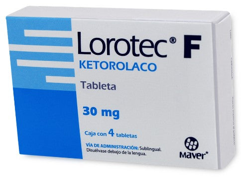 KETOROL 30MG 4TAB SUB MAVE LGEN