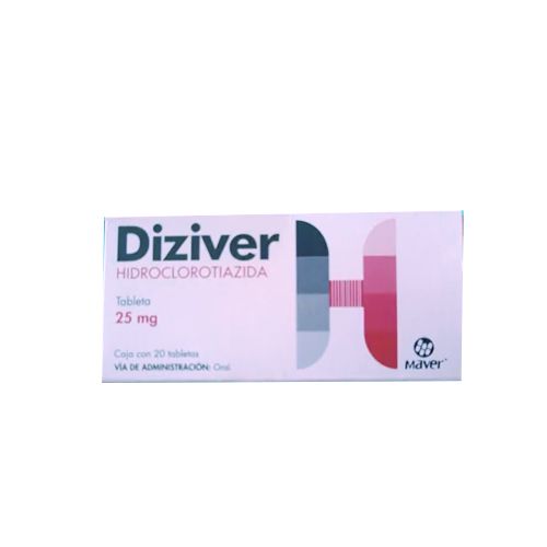 DIZIVER 20 TAB 25 MG