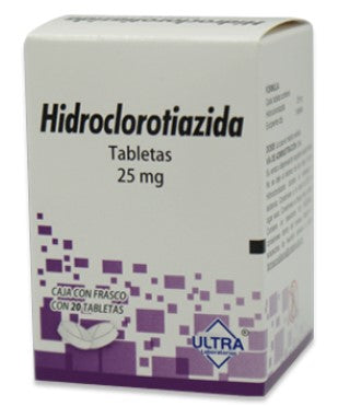 HIDROCLOROTIAZID 25MG 20TAB LGEN