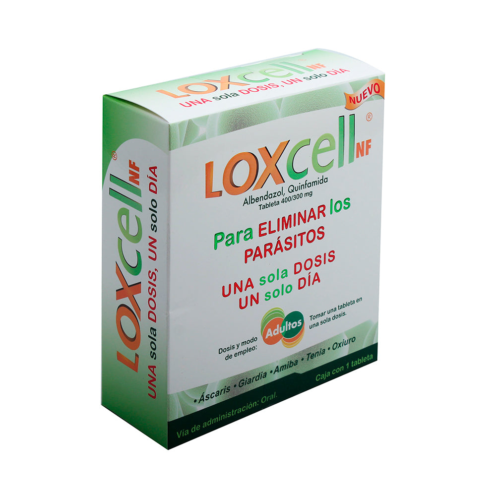 LOXCELL NF 400/300 MG 1 TAB
