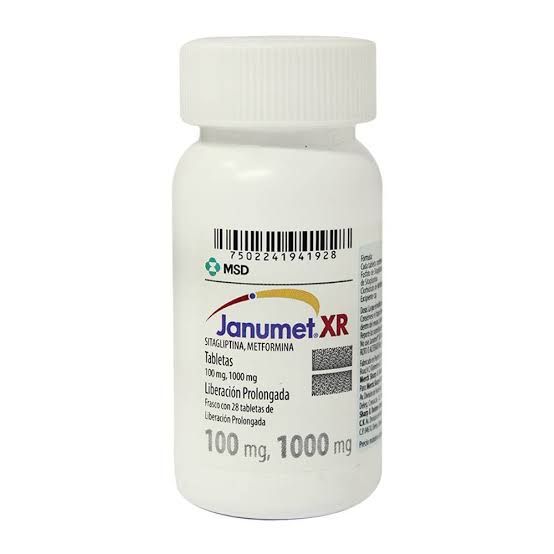 JANUMET XR100/1000MG 28 TAB LP