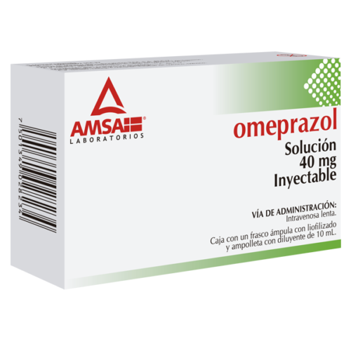OMEPRAZOL SOL INY 40 MG CAJA CFCO AMP CLIOF. Y AMP C10ML