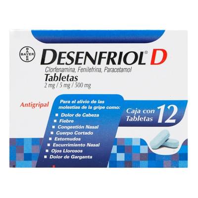DESENFRIOL-D 12 TAB