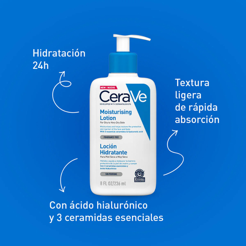 CeraVe loción hidratante normal a seca