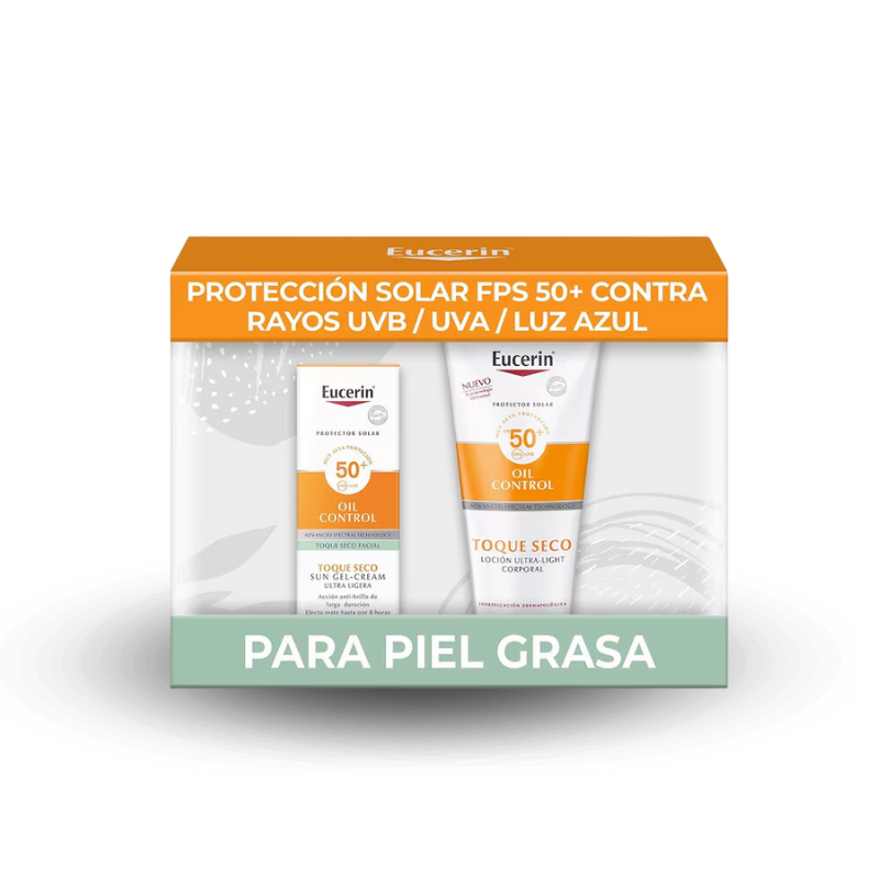 Kit Protector Solar Eucerin Gel-Cream + Loción