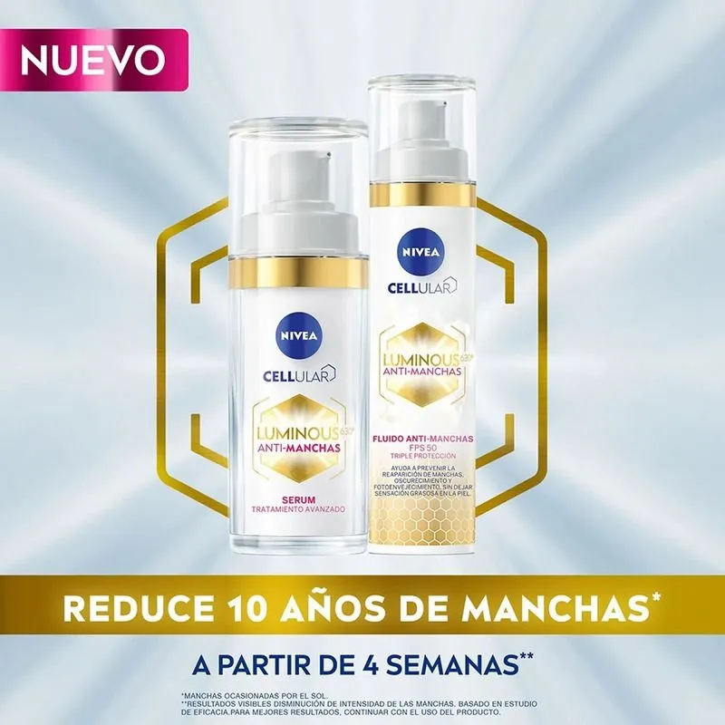 FLUIDO NIVEA LUM A-MAN FPS50 40ML