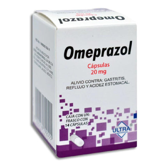 OMEPRAZOL 20 MG 14 CAPS     LGEN