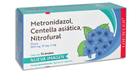 METRONIDAZOL CENTELLA ASIATICA NITROFURAL 12 OVS