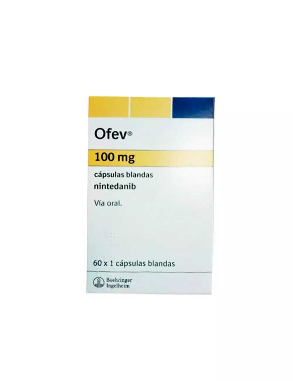 OFEV 100 MG  C/60  CAP