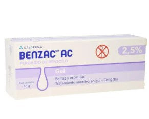 BENZAC-A-C GEL 2.5% TB 60 G
