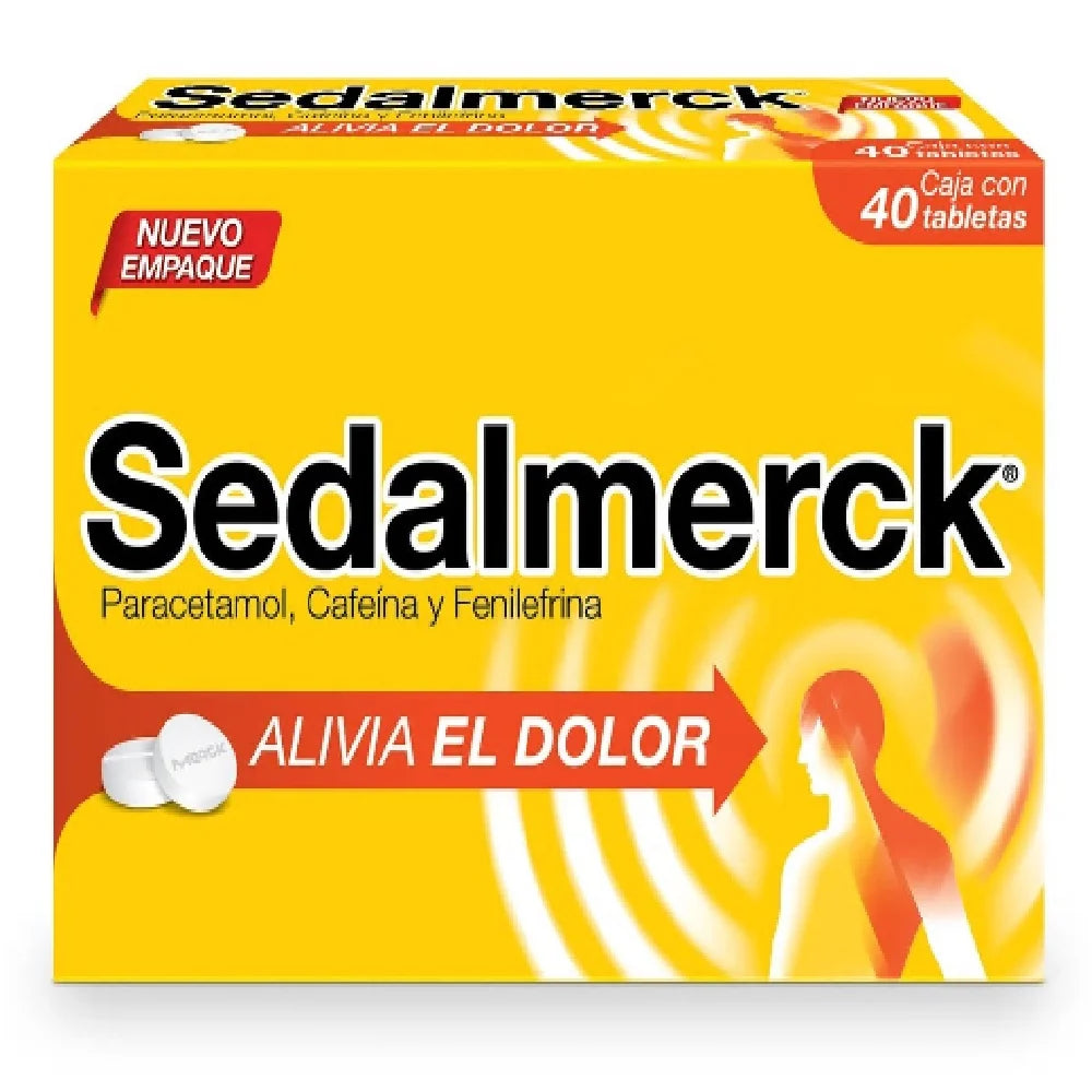 SEDALMERCK 500/50/5 MG 40 TAB