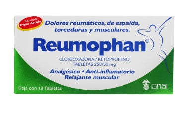 REUMOPHAN 50/250 MG 10 TAB