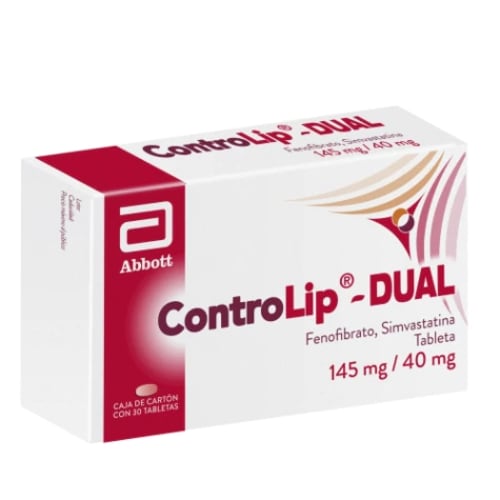 CONTROLIP DUAL 145/40MG 30TAB