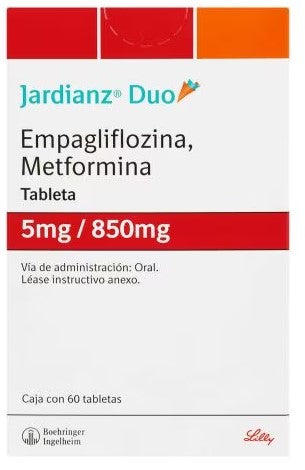 JARDIANZ DUO 5/850MG 60 TAB