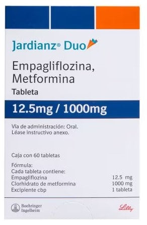 JARDIANZ DUO 12.5/1000MG 60 TAB