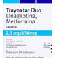 TRAYENTA DUO 2.5/850MG 60 TAB