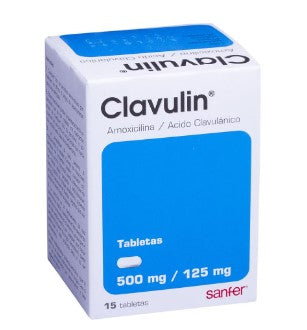 CLAVULIN 500MG TAB C15