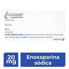 CLEXANE 20MG SOL INY 2JGAS