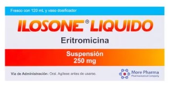 ILOSONE LIQ 250MG SUSP 120ML