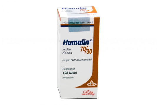 HUMULIN 70/30 100UI SUSP INY 10ML