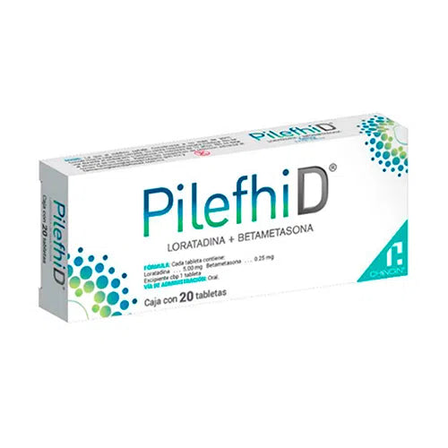 PILEFHID 5.0/0.25 MG 20 TAB