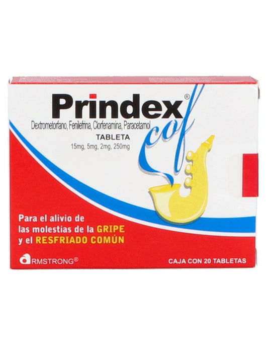 PRINDEX-COF 15/5/250 MG 20 TAB