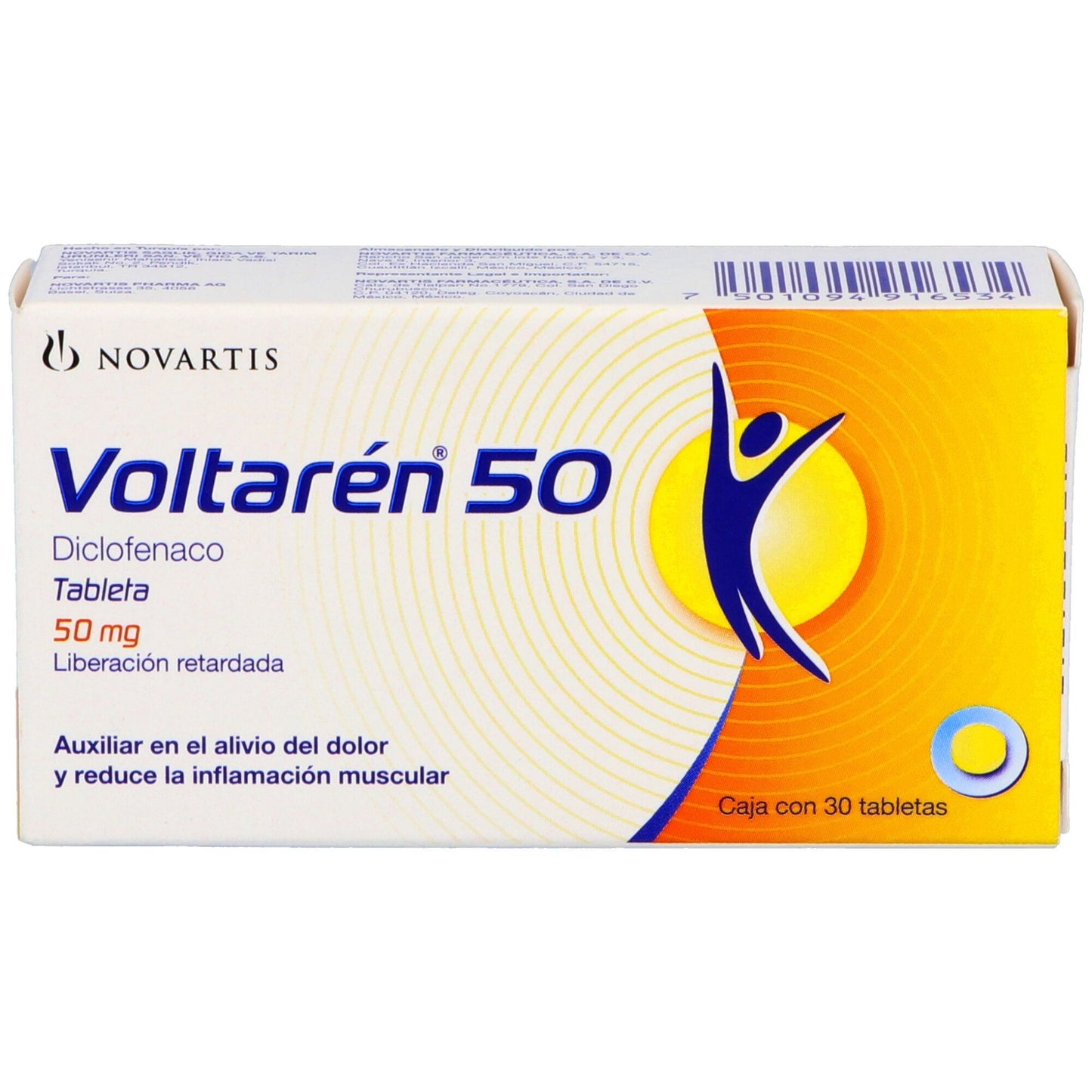 VOLTAREN-50 50 MG 30 GRAG