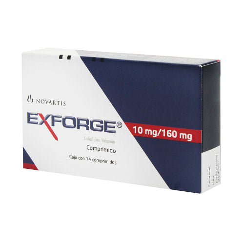 EXFORGE 10/160 MG 14 CPR